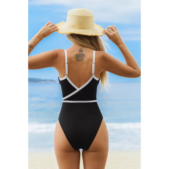 NWT Cupshe Swimsuit Bathing Suit Cheeky 1 PC & Tankini & High-Cut BUNDLE Size S - Picture 8 of 8